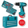 Picture of MAKITA 6271DWPET3 81 PARÇA SETLİ AKÜLÜ MATKAP-VİDALAMA