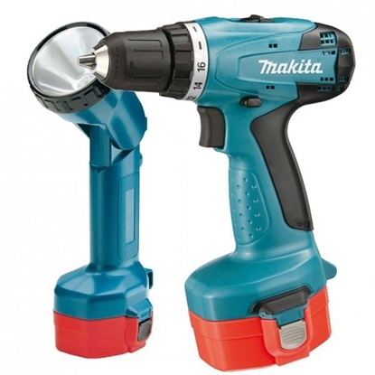 MAKITA 6271DWPLE AKÜLÜ MATKAP-VİDALAMA+FENER SET resmi